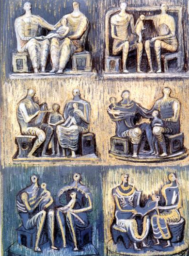 Henry Moore -Family groups